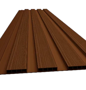 Painel Ripado PVC 30 3m Relevo Mogno Plasbil