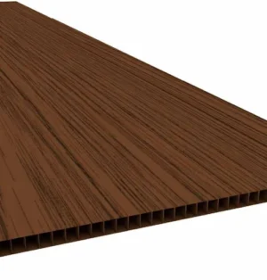 Forro 200x6mm Liso Junta Seca Relevo Mogno Plasbil